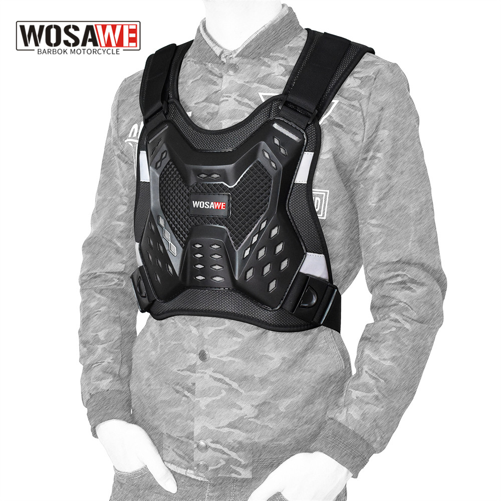 Mountain Biking Body Armour - WOSAWE Adult Motorcycle Jackets Snowboard Spine