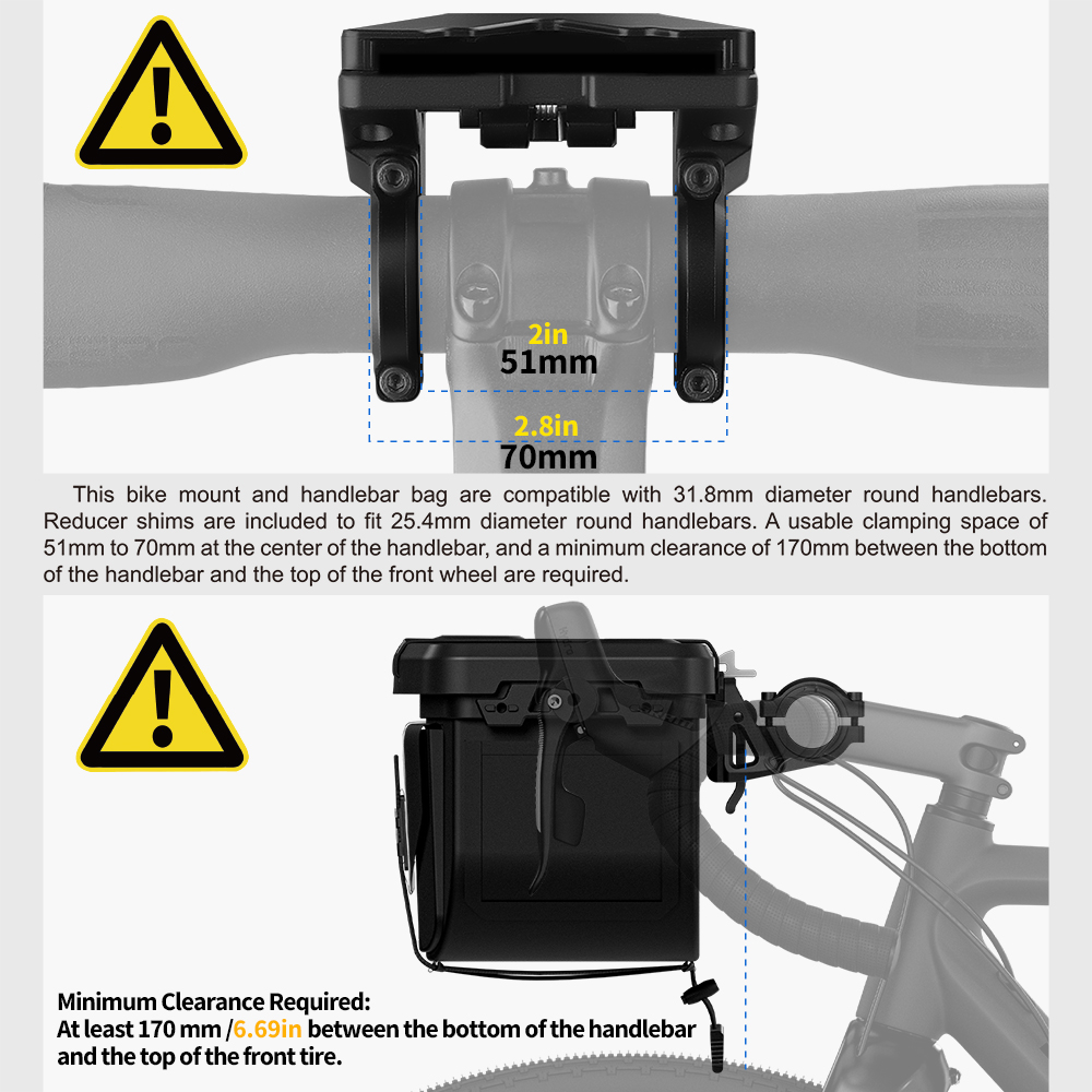Rhinowalk 3.3L Bike Handlebar  - đánh giá và giá Mountain Biking Hip Pack