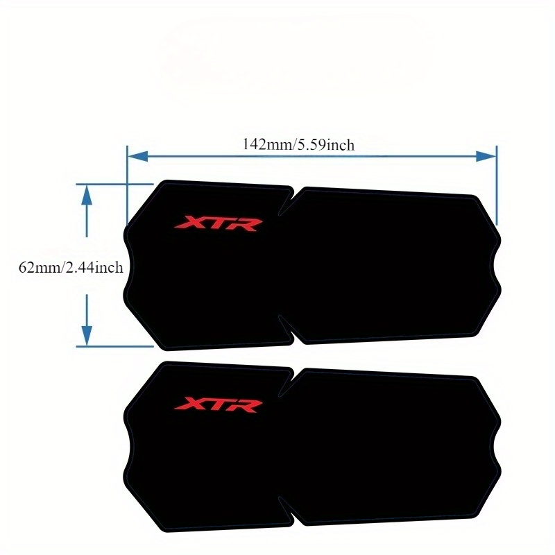 2D Flat Sticker 2pcs/XTR-M9100 - đánh giá và giá Mountain Biking Quotes
