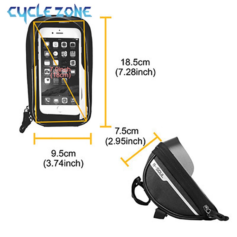 Mountain Bicycle Bag Touch Scr - đánh giá và giá Mountain Biking Hip Pack